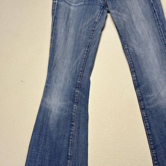 VTG Citizens of Humanity Denim Jean Pant Women 27 Y2K Indie Flared Western Boot - Picture 12 of 16